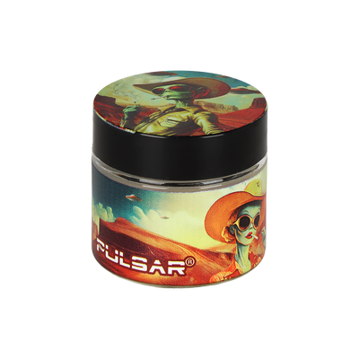 Pulsar Design Series Smoker's Travel Kit 2.0 | Cowboy Alien | Storage Jar