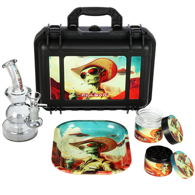 Pulsar Design Series Smoker's Travel Kit 2.0 | Cowboy Alien | Full Set