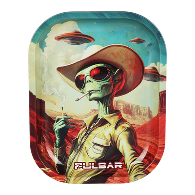 Pulsar Design Series Smoker's Travel Kit 2.0 | Cowboy Alien | Rolling Tray
