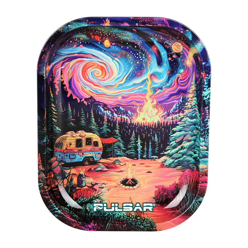 Pulsar Design Series Smoker's Travel Kit 2.0 | Starry Camp | Rolling Tray