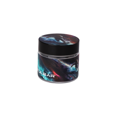 Pulsar Design Series Smoker's Travel Kit 2.0 | Astro Surfer | Glass Stash Jar
