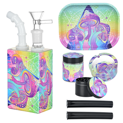 Pulsar Design Series Smoker's Travel Kit | Melting Shrooms | Contents