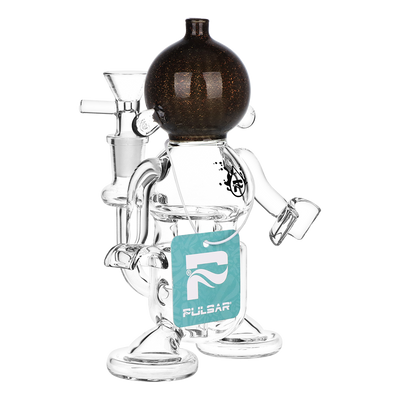 Pulsar Dichro Robot Bong | Front View with Tag