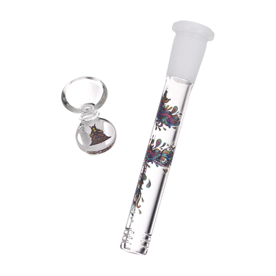 Pulsar DMT Princess Beaker Bong | Matching Downstem & Herb Slide