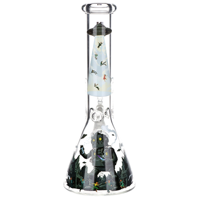 Pulsar Dope Bot Destroyer Beaker Bong | Back View
