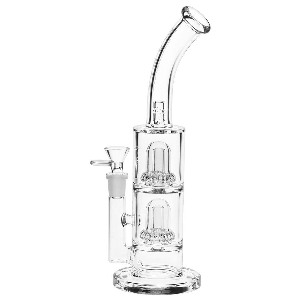 Pulsar Double UFO Stack Bong | Back View