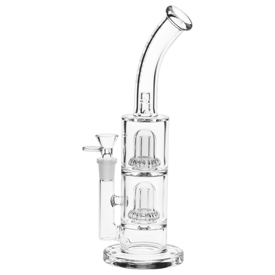 Pulsar Double UFO Stack Bong | Back View