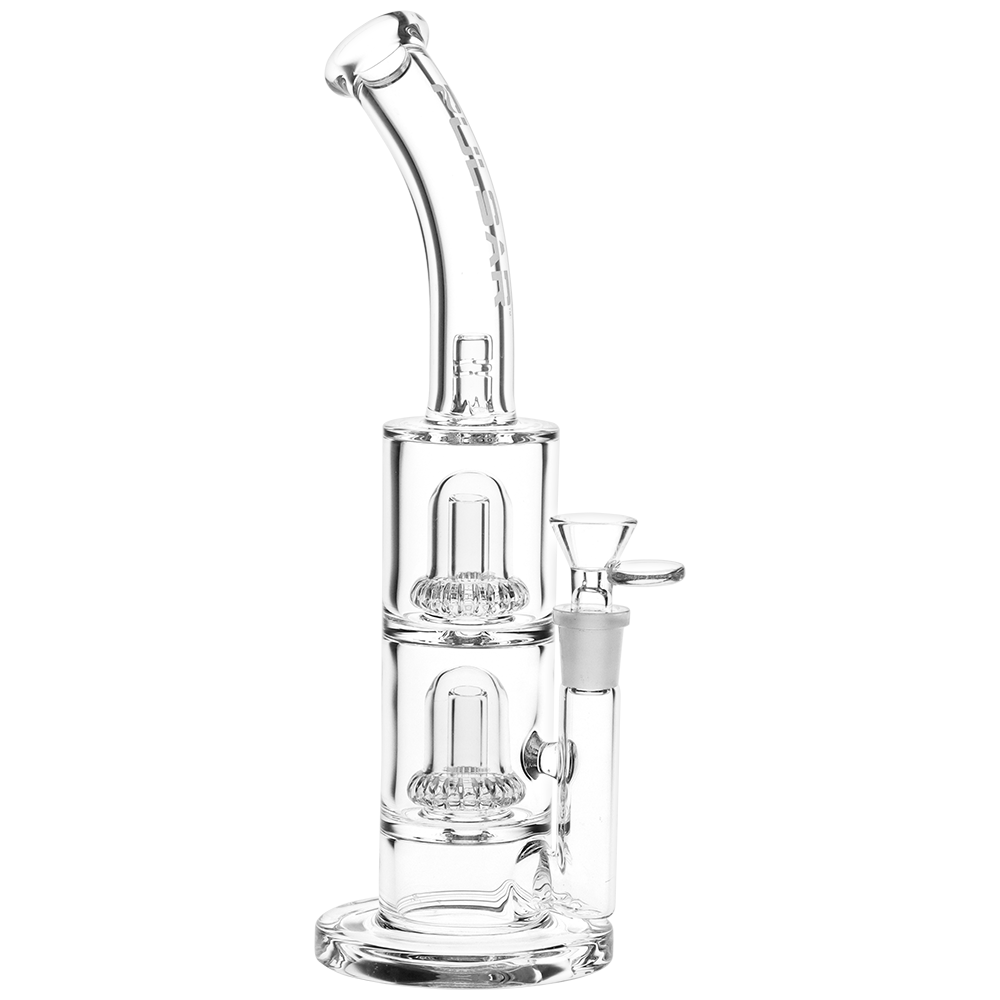 Pulsar Double UFO Stack Bong | Front View