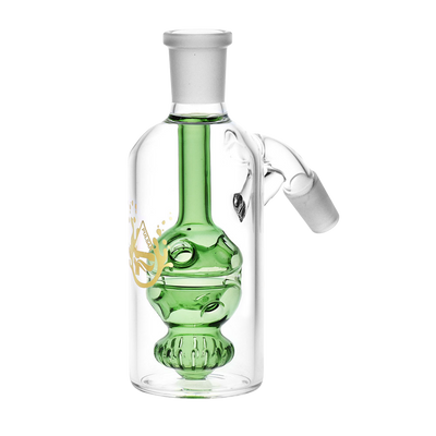 Pulsar Egg Perc Ash Catcher | 45 Degree | Green