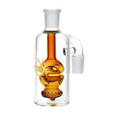 Pulsar Egg Perc Ash Catcher | 90 Degree | Amber