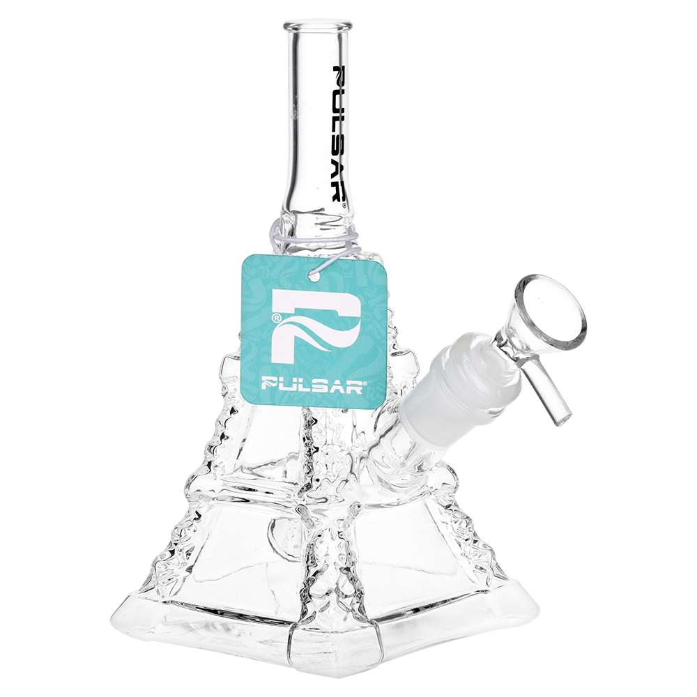 Pulsar Eiffel Tower Bong | Front View with Tag