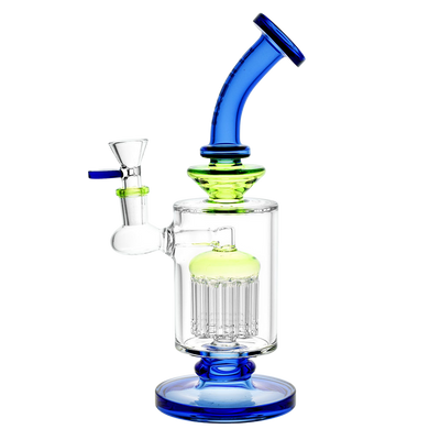 Pulsar Enchanting Tree Perc Bong | Blue Green