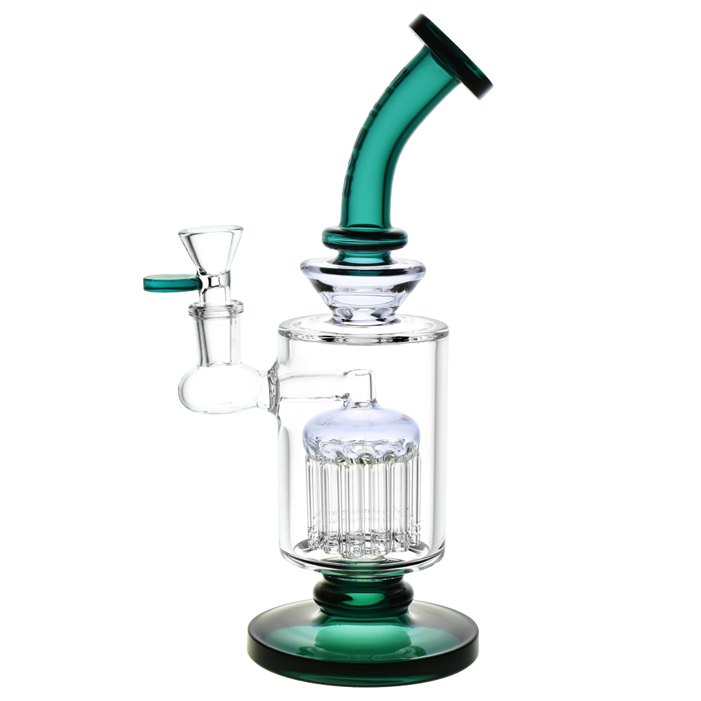 Pulsar Enchanting Tree Perc Bong | Teal Purple