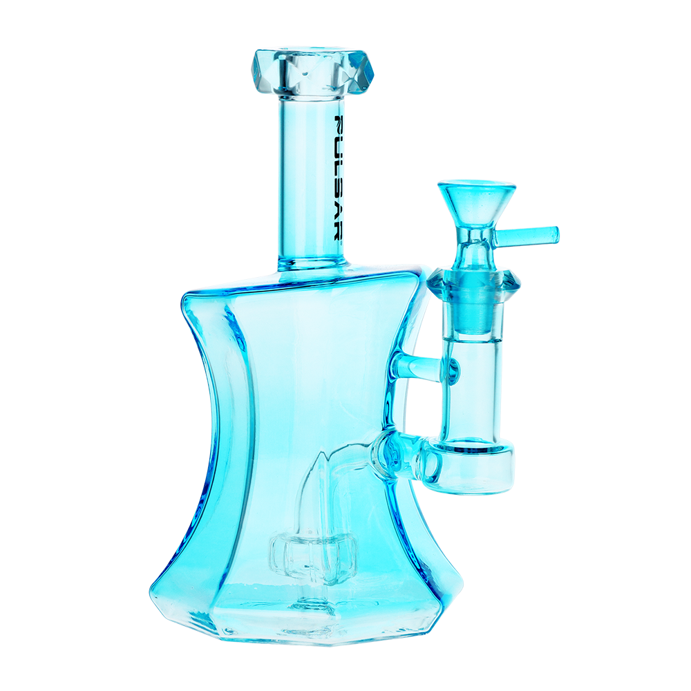 Pulsar Fluorescent Facets Bong | Blue