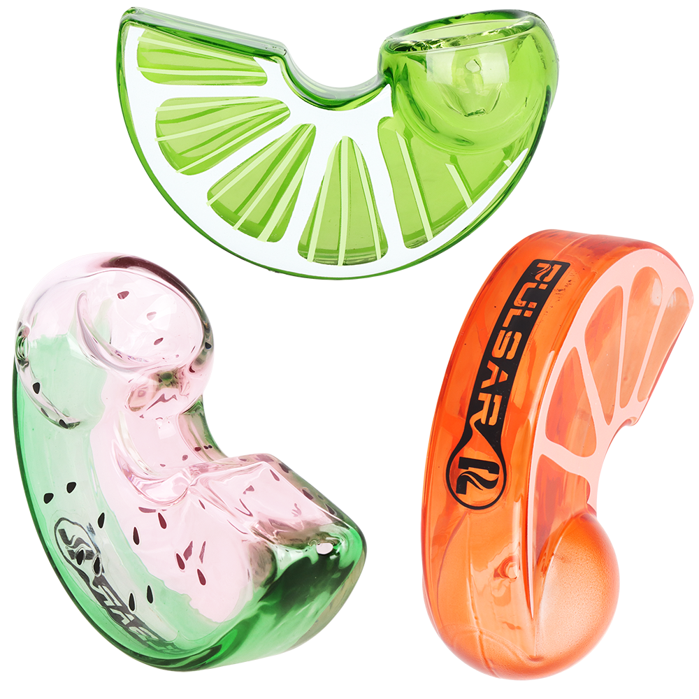 Pulsar Fruit Slice Hand Pipe | All Angles View