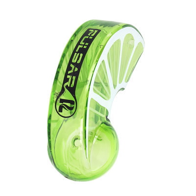 Pulsar Fruit Slice Hand Pipe | Lime | Base View