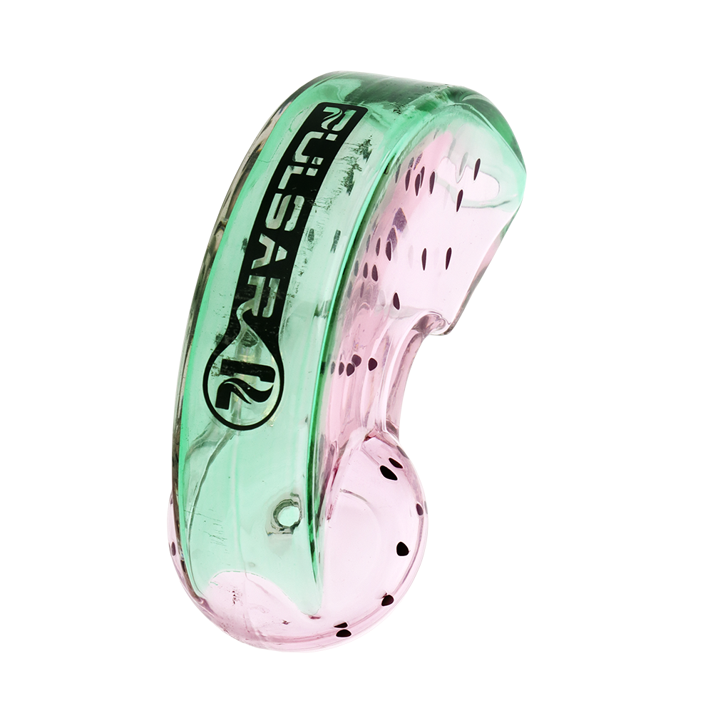 Pulsar Fruit Slice Hand Pipe | Watermelon | Base View
