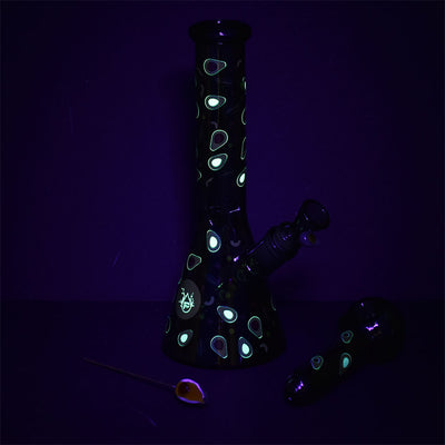 Pulsar Fruit Series Herb Pipe Duo | Avocado Gold | Glow In The Dark