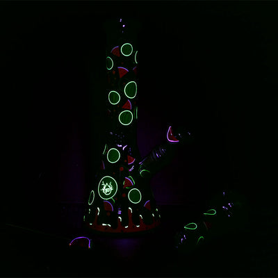 Pulsar Fruit Series Herb Pipe Duo | Watermelon Zkittles | Glow In The Dark