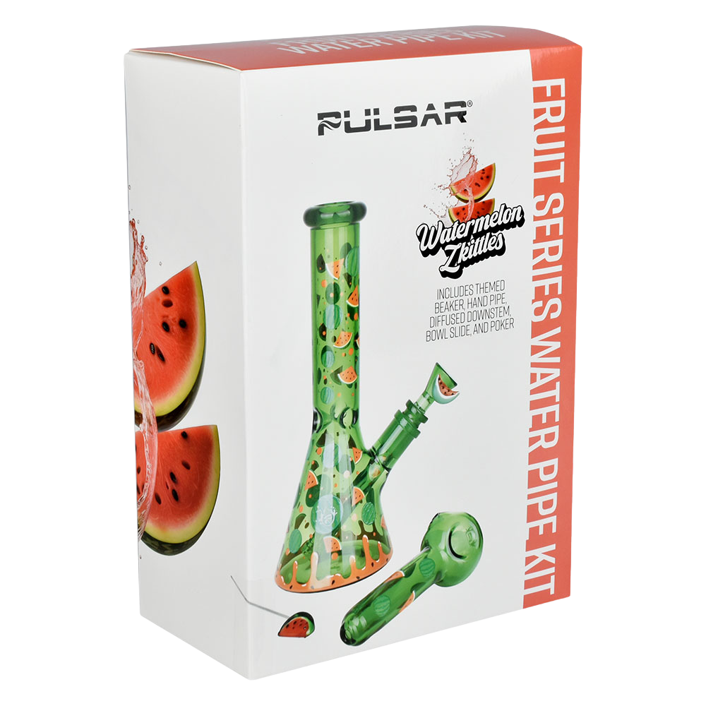 Pulsar Fruit Series Herb Pipe Duo | Watermelon Zkittles | Packaging