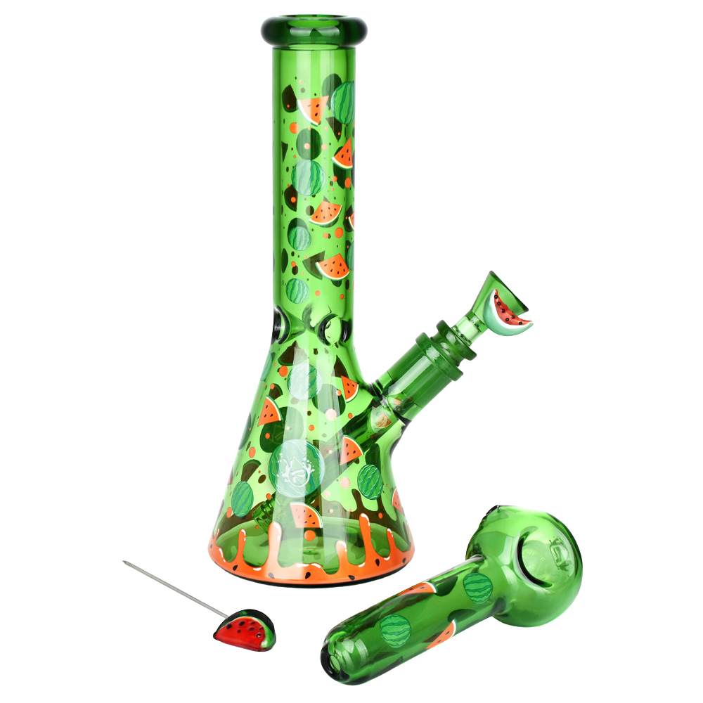 Pulsar Fruit Series Herb Pipe Duo | Watermelon Zkittles