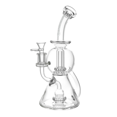 Pulsar Geometric Recycler Bong | Front View