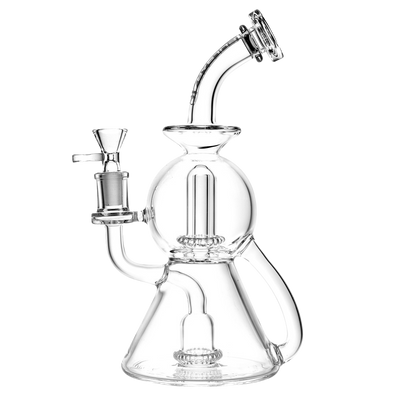 Pulsar Geometric Recycler Bong | Side View