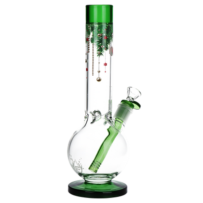 Pulsar Glistening Garland Bubble Bong | Back View