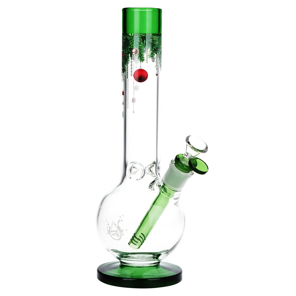 Pulsar Glistening Garland Bubble Bong | Front View
