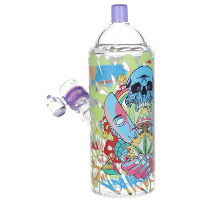 Pulsar Graffiti Series Spray Paint Herb Pipe Duo | Source of Life Design | Bong