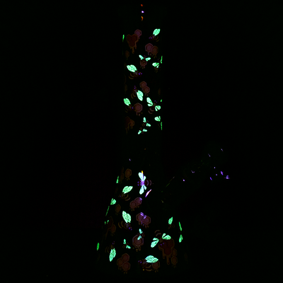 Pulsar Greatest Hits Series Herb Pipe Duo | Beez | Beaker Bong Glow In The Dark Accents