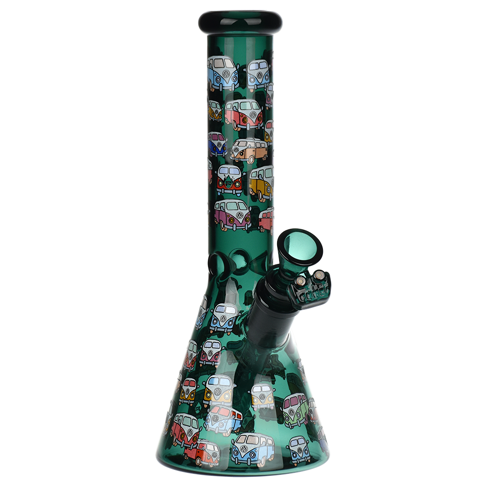 Pulsar Greatest Hits Series Herb Pipe Duo | V-Dubz | Beaker Bong Front View