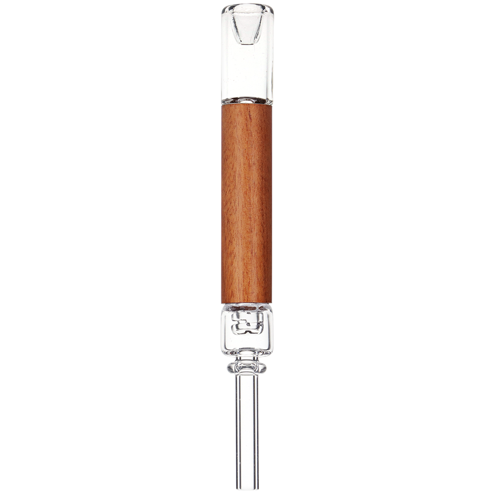Pulsar Grove Quartz & Rosewood Dab Straw | Back View