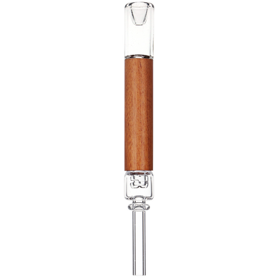 Pulsar Grove Quartz & Rosewood Dab Straw | Back View