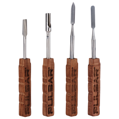 Pulsar Grove Wooden Dab Tool Set | Group View