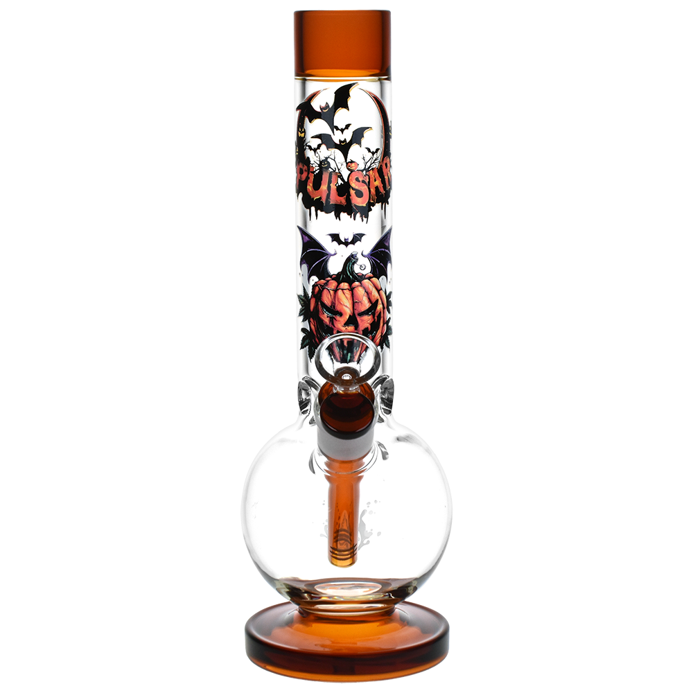 Pulsar Halloween Scene Bubble Bong | Front View