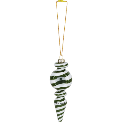 Pulsar Hangable Ornament Hand Pipe | Green White