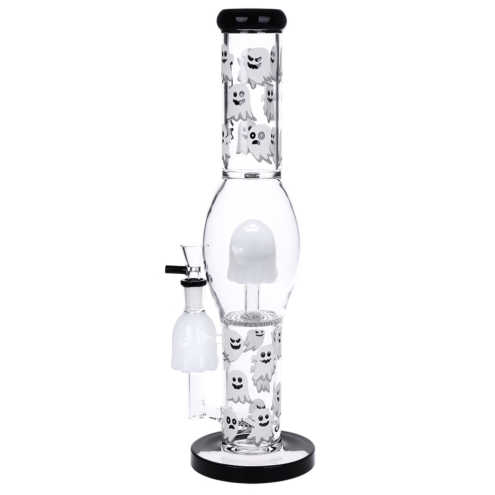 Pulsar Haunted Ghosts Tube Bong | Back View