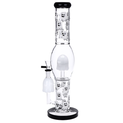 Pulsar Haunted Ghosts Tube Bong | Back View
