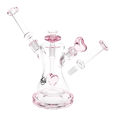 Pulsar Heart Hookup Dual Neck Bong | Single or Double Person Use