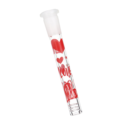 Pulsar Hearts 'n' Roses Beaker Herb Pipe Duo | Matching Downstem