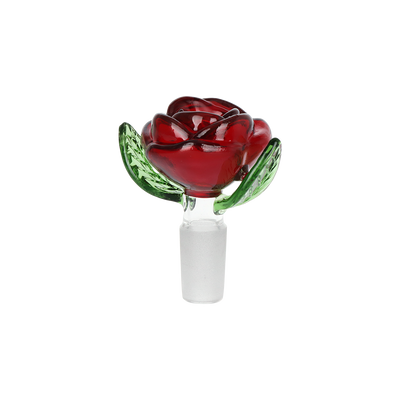 Pulsar Hearts 'n' Roses Beaker Herb Pipe Duo | Red Rose Herb Slide