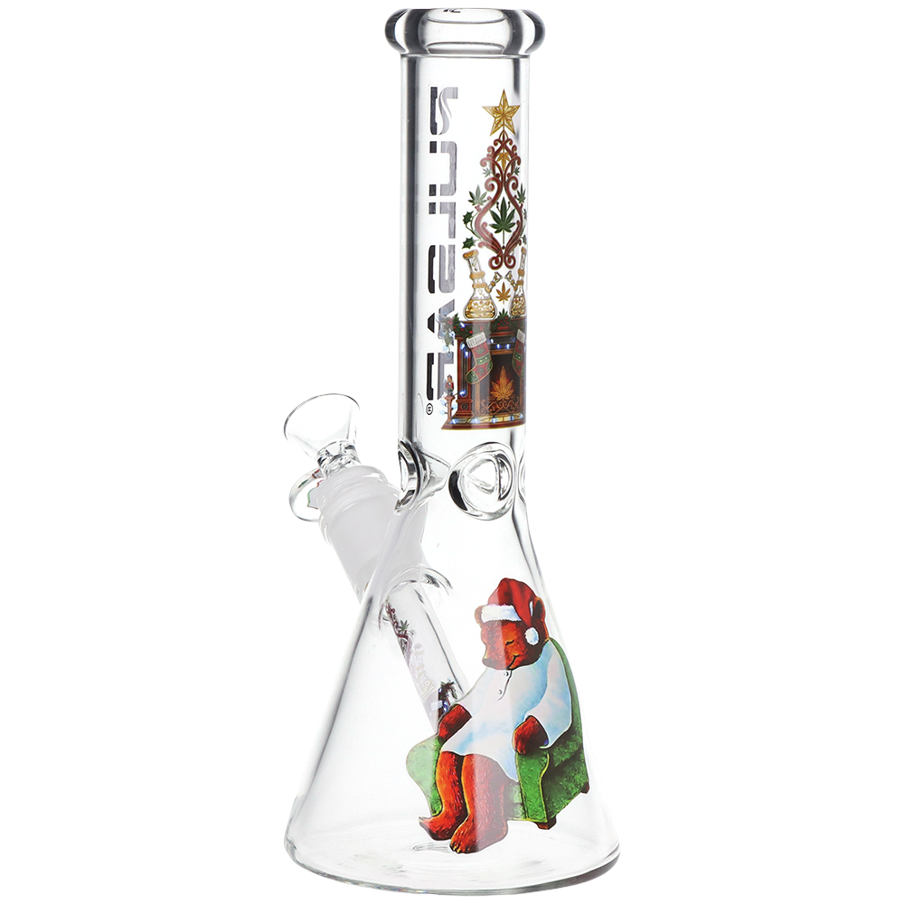 Pulsar Holiday Hibernation Beaker Bong | Back View