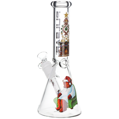 Pulsar Holiday Hibernation Beaker Bong | Back View
