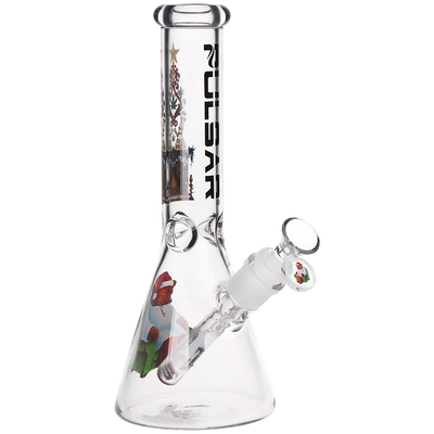 Pulsar Holiday Hibernation Beaker Bong | Front View