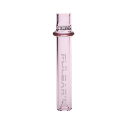 Pulsar Honeycomb Chillum | Transparent Pink