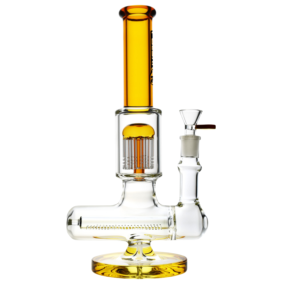 Pulsar Jellyfish Inline Perc Bong | Yellow
