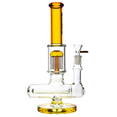 Pulsar Jellyfish Inline Perc Bong | Yellow