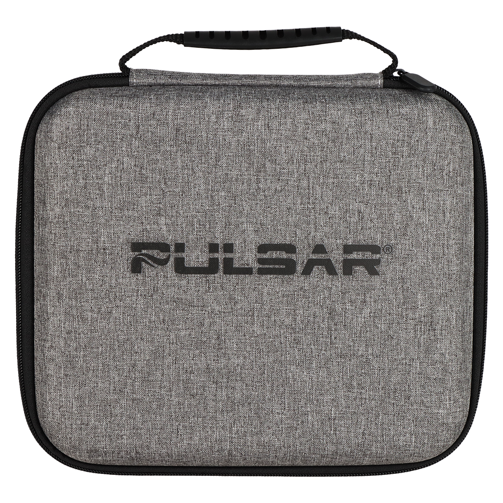 Pulsar Laid Back Beaker Pipe Duo Travel Kit | Zippered Case | Front View