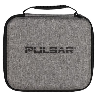 Pulsar Laid Back Beaker Pipe Duo Travel Kit | Zippered Case | Front View